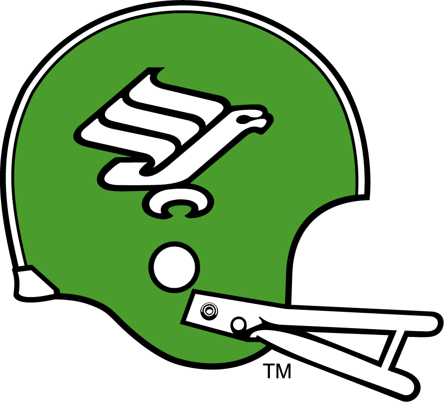 North Texas Mean Green 1979-1982 Helmet iron on transfers for T-shirts